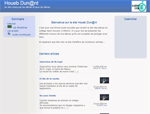 Tablet Screenshot of houeb.dunant.fr