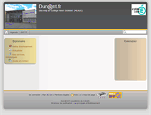 Tablet Screenshot of college.dunant.fr